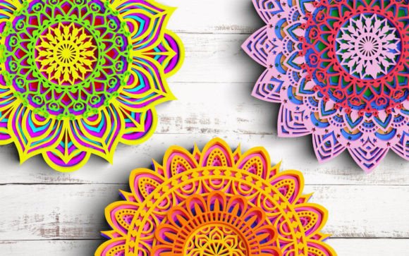 3D 5 Layer Flower Mandala SVG DXF Bundle Review