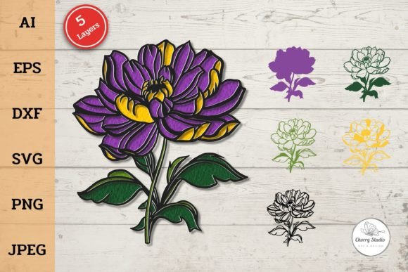 3D Layered Halloween Flower: Laser Cutting and Autumn Amp Review