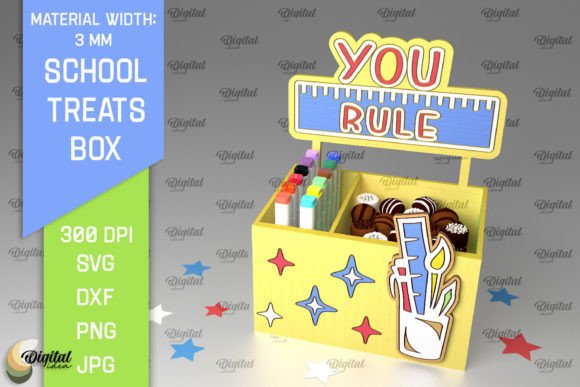 3D School Treats Box Laser Cut Review