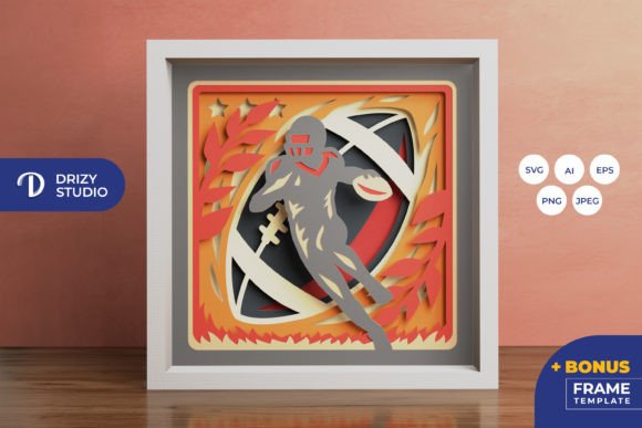 American Football 3D Shadow Box Review