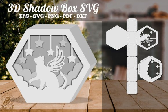 Cat Memorial 3D Shadow Box SVG Review