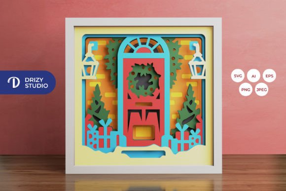 Christmas Door 3D SVG: A Designer’s Review