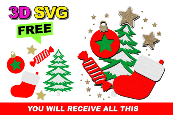Christmas Elements 3D SVG Review