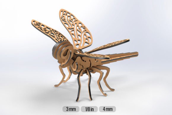 Dragonfly 3D Animal SVG for LaserCutting: A Brand Designer’s Review