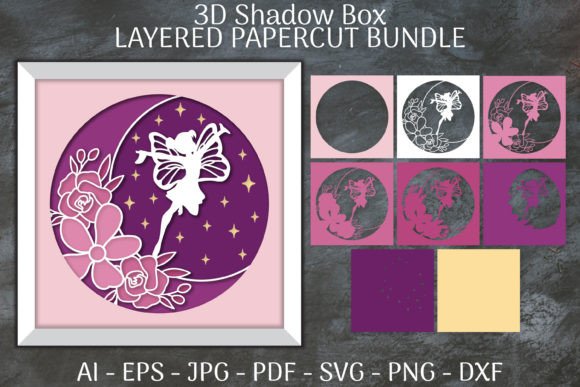 Fairy Papercut 3D Shadow Box Layered Review