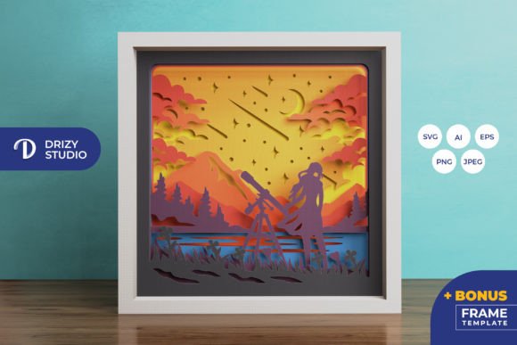 Girl with a Telescope 3D Shadow Box: A Creator's Review