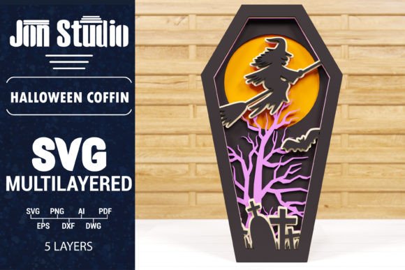 Halloween Coffin 3D SVG Papercut Review
