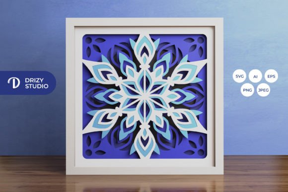 Intricate Snowflakes 3D Shadow Box Review for Sellers