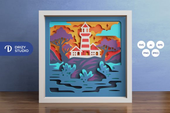 Lighthouse 3D Shadow Box: A Designerβs Review for Small Business Branding