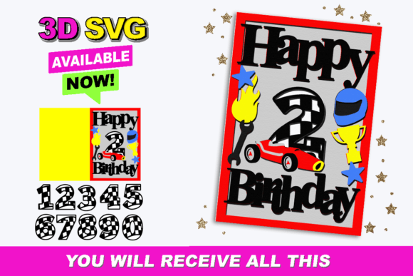 Racing Car Birthday Embroidery Review