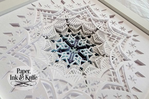 Snowflake 3D SVG Papercut Shadowbox Review