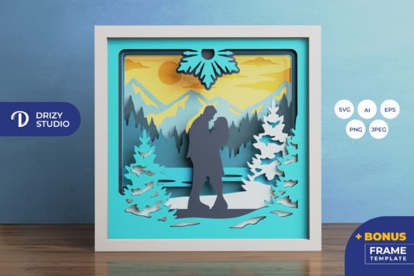 Winter Wedding 3D Layered Paper Cut: A Designer’s Review